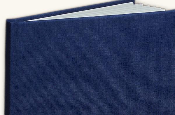 Notizbuch linen cover navy blue